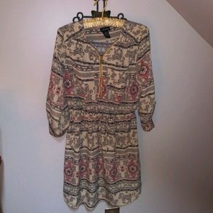 JUSTIFY ELEPHANT PRINT DRESS